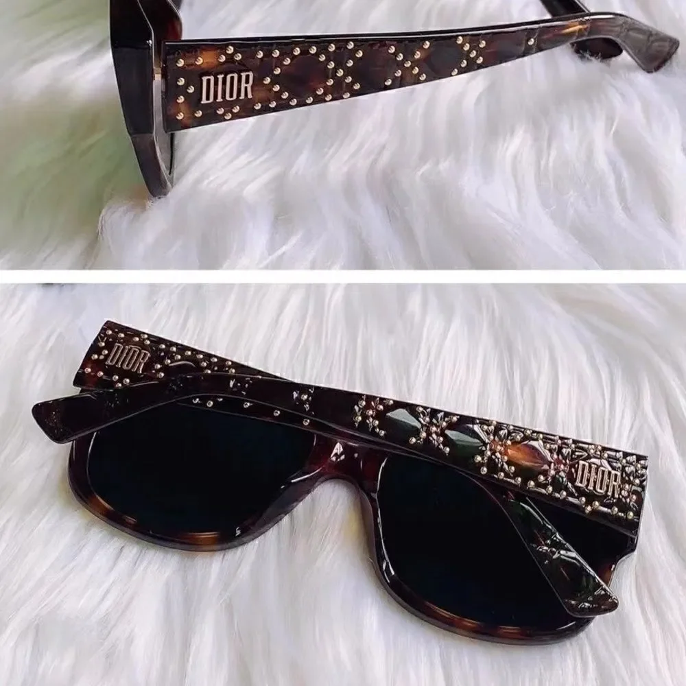 100% Auth Dior -Lady Studs 54mm Sunglasses 0086-O7